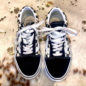 Checkered Print Vans